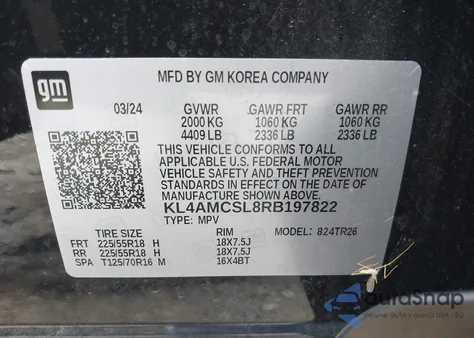 2024 Buick Encore Gx Preferred Awd from USA, damaged, VIN KL4AMCSL8RB197822